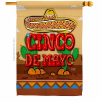 Angeleno Heritage H137056-BO Southwest Cinco de Mayo Summertime 28 x 40 in. Double-Sided Deco