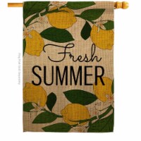 Angeleno Heritage H137189-BO Fresh Summer Summertime Fun & Sun 28 x 40 in. Double-Sided Decor