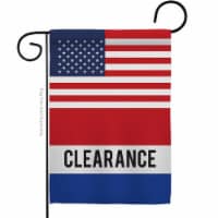 Americana Home & Garden G142846-BO US Clearance Novelty Merchant 13 x 18.5 in. Double-Sided D