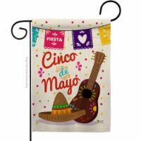 Angeleno Heritage G135044-BO Fiesta Cinco de Mayo Summertime 13 x 18.5 in. Double-Sided Decor