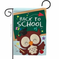 Angeleno Heritage G135210-BO Whoo Back to School Education 13 x 18.5 in. Double-Sided Decorat