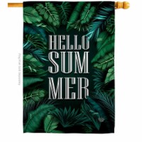 Ornament Collection H190070-BO Hello Summer Summertime Fun & Sun 28 x 40 in. Double-Sided Dec