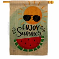 Ornament Collection H192229-BO Enjoy Summer Summertime Fun & Sun 28 x 40 in. Double-Sided Dec