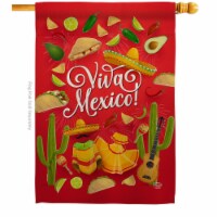 Ornament Collection H192321-BO Viva Mexico Summertime Cinco de Mayo 28 x 40 in. Double-Sided