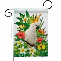Ornament Collection G192216-BO Tropical Cockatoo Summertime 13 x 18.5 in. Double-Sided Decora