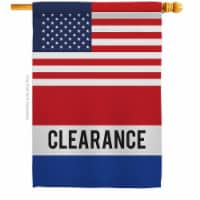 Americana Home & Garden H140846-BO US Clearance Novelty Merchant 28 x 40 in. Double-Sided Dec