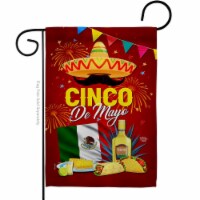 Ornament Collection G192537-BO Cinco Festival Summertime de Mayo 13 x 18.5 in. Double-Sided D