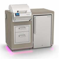 Fire Magic ID251-R-44SM 36 x 44 in. Electric Grill Island Bundle with Refrigerator & Double D