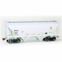 American ALM2004 HO Scale ERCX Trinity No.7024 2-Bay Covered Hopper Model Train