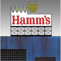 Miller Engineering MIE443452 HO & N Scale Small Hamm Animated Neon Billboard