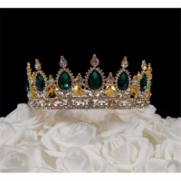 Tian Sweet 34041-EM 7.1 oz Emerald Queen Crown Cake Topper