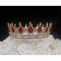Tian Sweet 34041-RD 7.1 oz Red Queen Crown Cake Topper