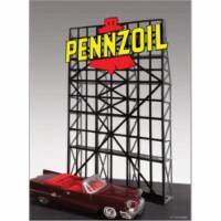 Miller Engineering MIE9061 HO & O Pennzoil Animated Neon Billboard