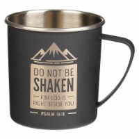 Christian Art Gifts 224662 Do Not Be Shaken Psalm 16-8 Travel Mug with Handle, Stainless