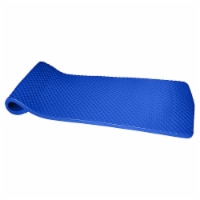 Vos 72 Inch Soft Wavy Foam UV Chlorine Resistant Water Pool Float Lounger, Blue
