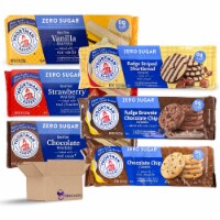 Sugar Free Cookies & Wafers by Voortman Variety Pack | 3 Unique Cookies & 3 Unique Wafers | 6