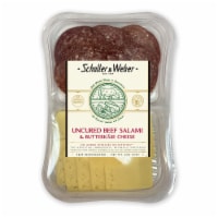 Schaller & Weber™ Uncured Beef Salami and Butterkase Snack Tray