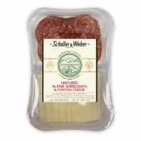 Schaller & Weber™ Uncured Alpine Sopressata & Fontina Cheese Snack Tray