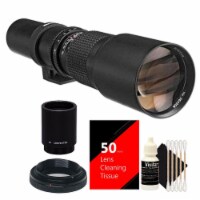 Bower 500mm / 1000mm F/8 Telephoto Lens Kit For Canon Eos 80d 70d And 60d