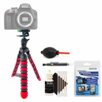 Flexible Tripod With Cleaning Kit For Sony Cameras