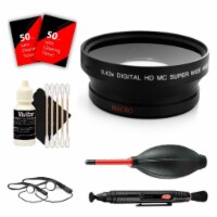 58mm Wide Angle Lens With Accessories For Canon Eos Rebel T4i, T5, T5i, T6, T6s And T6i