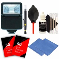 Slave Flash With Lens Cleaning Accessory Bundle