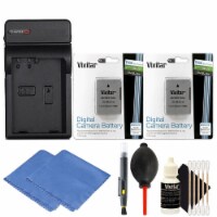 2 Enel 14 Batteries + Quick Charger With Ac Dc And Eu For Nikon D5600 D3500
