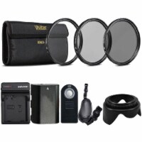 58mm Uv Cpl Nd Kit, Replacement Lp-e6 Battery And More Accessories For Canon Dslr Cameras