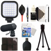 Compact Led Light With Accessory Bundle For Nikon D3300 , D3400 , D5300 , D5500 And D7100