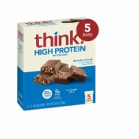 think! Brownie Crunch High Protein Bars Perspective: Main