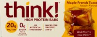 thinkThin® Maple Almond High Protein Bars 10 Count Perspective: Main