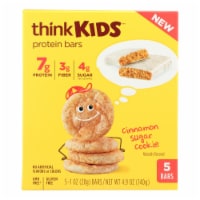 Think Kids Cinnamon Sugar Cookie Protein Bars - Case of 6 - 5/1 OZ