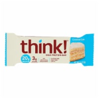 think! High Protein Coconut Cake Bars Perspective: Main
