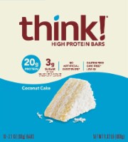 think!® Coconut Cake High Protein Bars Perspective: Main
