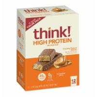 Think!® Creamy Peanut Butter Chocolate Dipped High Protein Bars