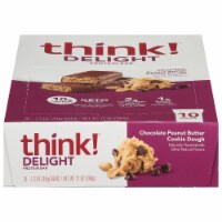 think! Chocolate Chip Peanut Butter Cookie Dough Keto Protein Bars