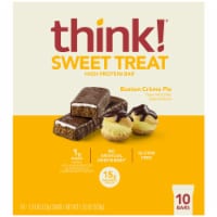 think! Thin Boston Crème Pie Protein Bars Perspective: Main