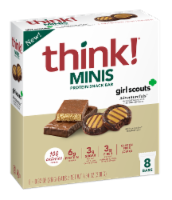 think! Minis Girl Scouts Adventurefuls Protein Bars Perspective: Main