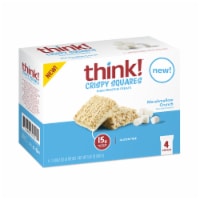think! High Protein Crispy Squares, Marshmallow Crunch, 4 Count Perspective: Main