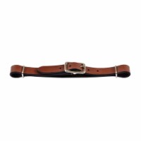 Straight Leather Curb Strap