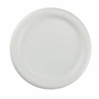 9 in. Premium Coated Paper Plate White - 4 Packs-Case