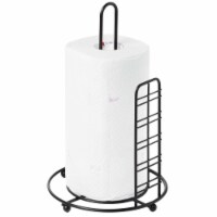 7.50 x 8.25 x 12.25 in. Paper Towel Roll Holder Stand, Black
