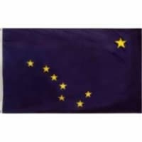3 x 5 ft. Nylon - Glo Alaska Sewn Flag
