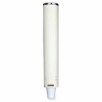 Foam Cup Dispenser- Self-Adjusting- 4-10oz- White