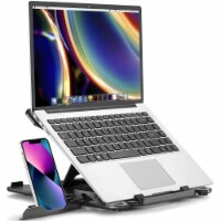 Lifelong Ergonomic Laptop Stand, 20 Adjustable Height, Portable - Black