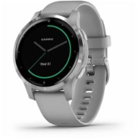 Garmin Vivoactive 4S GPS Smartwatch - Powder Gray/Silver