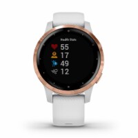 Garmin Vivoactive 4S GPS Smartwatch - White/Rose Gold