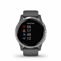 Garmin Vivoactive 4 GPS Smartwatch - Shadow Gray/Silver