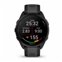 Garmin Forerunner 165 Smart Watch - Black/Slate Gray Perspective: Main