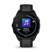 Garmin Forerunner 165 Music Smart Watch - Black/Slate Gray Perspective: Main
